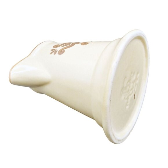 Pfaltzgraff Village Creamer Milk Pitcher Handle Brown Floral Design Vintage 4.5" - Picture 16 of 16